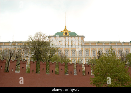 Ein Blick auf den Kreml in Moskau Russland Stockfoto