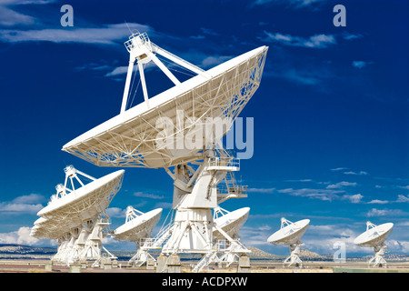 Radioteleskop Satellitenschüssel Gerichte der Sternwarte Very Large Array VLA in der Nähe von Socorro New Mexico uns USA Amerika Stockfoto