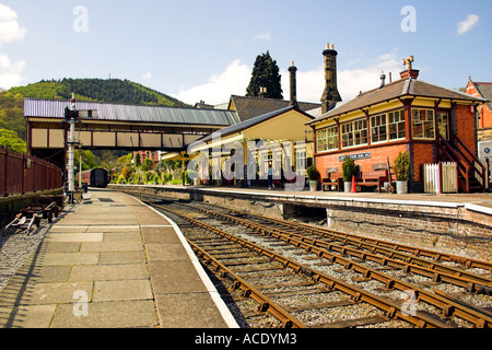 Llangollen Station Nord Wales Großbritannien Stockfoto