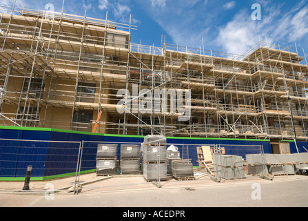 Neue Häuser gebaut im Jahr 2007 auf Nachtigall Anwesen, Hackney Stockfoto