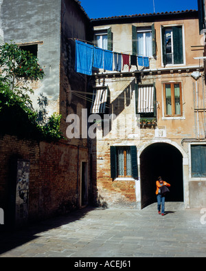 Campo di Margherita Dorsoduro, Venedig, UNESCO World Heritage Site, Italien, Europe. Foto: Willy Matheisl Stockfoto