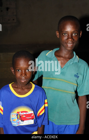 afroamerikanischen Kindern, Palenque de San Basilio, Bolivar, Kolumbien, Südamerika, Karibik Stockfoto