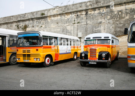 50er Jahre Bedford bus in Malta Stockfoto