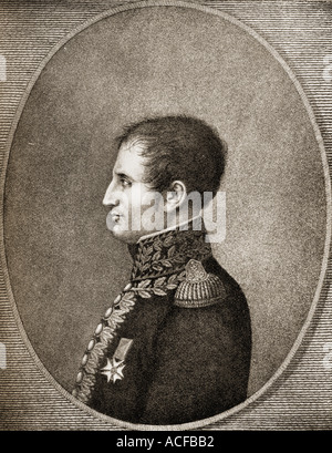 Joseph-Napoléon Bonaparte, 1768-14554. Ältester Bruder von Napoleon I. von Frankreich, machte ihn zum König von Neapel und Sizilien 1806-1808 und Spanien, 1808 -1813. Stockfoto