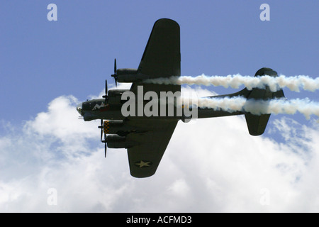 B17G fliegende Festung Sally B Waddington Flugshow 2005 Stockfoto