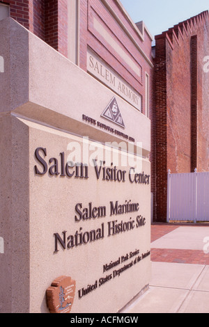 Salem National Maritime Historic Site Salem Massachusetts Stockfoto