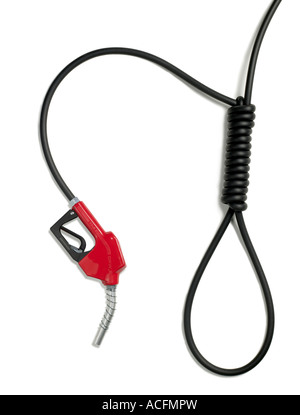 Gas-Pumpe-Düse Stockfoto