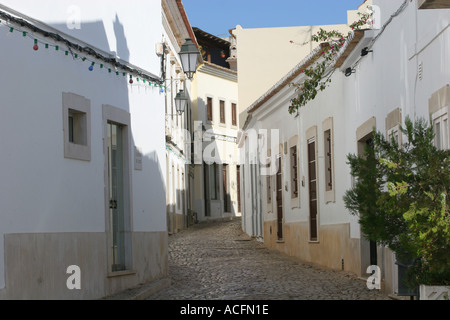 Die Altstadt in Loule in Portugal Stockfoto