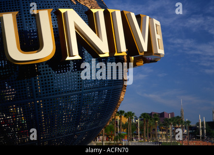 Kugel-Universal Filmstudios Universal Studios Florida USA Stockfoto