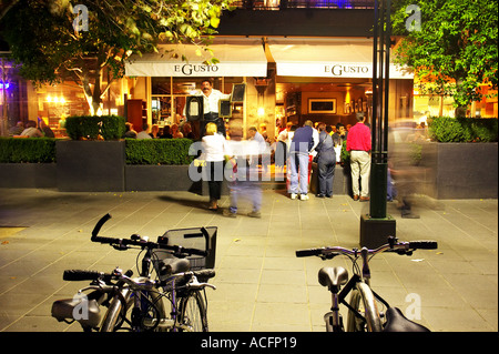 E Gusto Restaurant Southbank Promenade Melbourne Victoria Australien Stockfoto