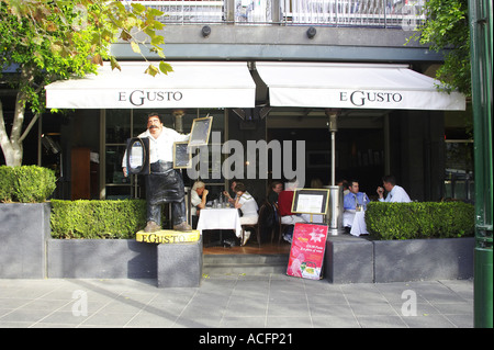 E Gusto Restaurant Southbank Melbourne Victoria Australien Stockfoto