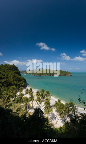 Strand auf Ko Wat Ta Lap Ang Thong National Marine Park Ko Samui Surat Thani Provinz Thailand Stockfoto
