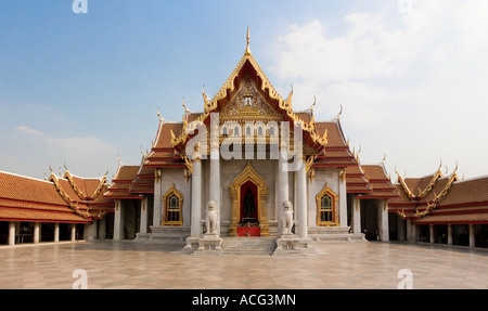 Wat Benchamabophit Marmor Tempel Bangkok Thailand Stockfoto