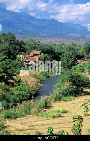 Die Stadt von Pai in Nordthailand Stockfoto