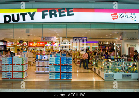 Korea Tourism Organisation Duty Free Store Grand Incheon International Airport ICN Seoul Südkorea Stockfoto