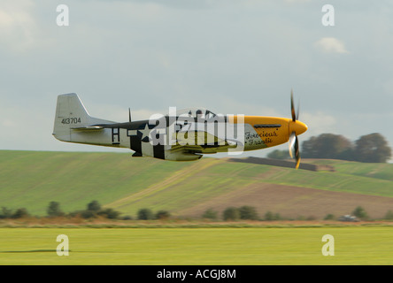 G BTCD 413704 North American P 51D Mustang wilder Frankie Duxford Oktober 2006 Stockfoto