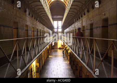 Old Melbourne Gaol Melbourne Victoria Australien Stockfoto