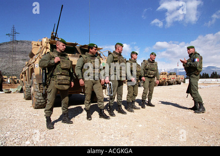 Französische Fremdenlegion, in Mostar, Bosnien. Stockfoto