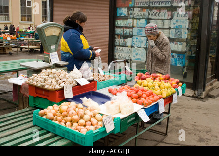 Zentralmarkt Centratirgus Riga Lettland Stockfoto