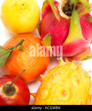Exotische Früchte gemischt Stockfoto