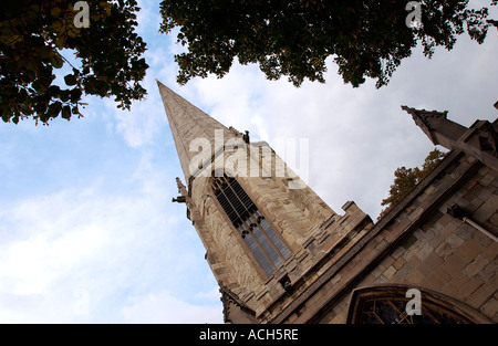 St. Marien Kirchturm, Castlegate, York, UK Stockfoto