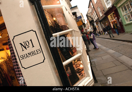 Die Shambles, York, UK (8) Stockfoto