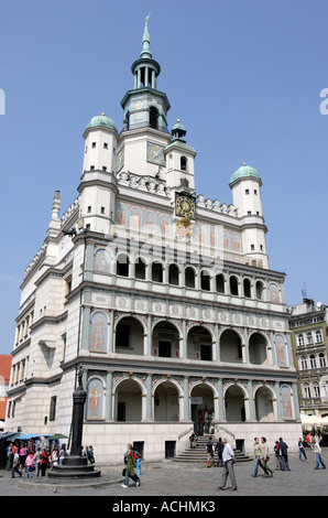 Rathaus in Poznan, Polen Stockfoto