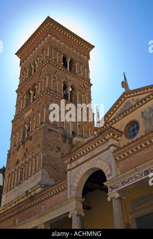 Terracina Lazio, Italien. Piazza Municipio. Kathedrale von San Cesario Stockfoto