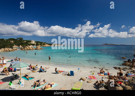 Spiaggia Capriccioli Costa Smeralda Sardinien Italien Stockfoto