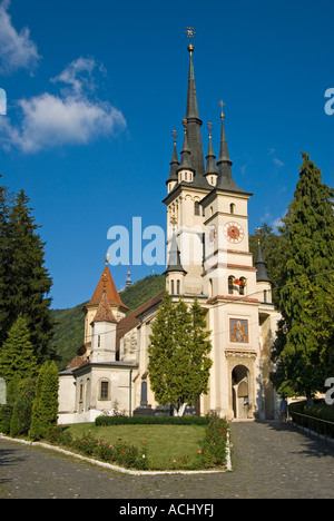 Brasov, Siebenbürgen, Rumänien. St Nicholas Cathedral (St. Nicholai Din Scheii: 1495, vergrößert 1739) Stockfoto