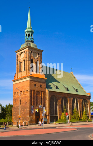 Kirche Saint Barbaras Dlugie Ogrody Bezirk in Mitteleuropa Danzig Polen Stockfoto