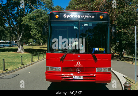 Sydney Explorer Bus, Sydney, New South Wales, Australien Stockfoto