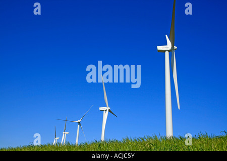 Windgeneratoren, Lleida (Spanien) Stockfoto