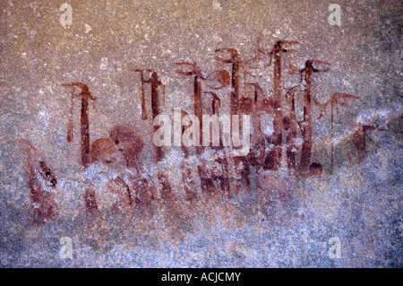 San Rock Art, Matobo Hills Stockfoto