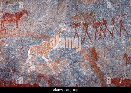 San Rock Art, Matobo Hills Stockfoto