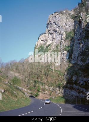 Cheddar Gorge, Mendip Hills, nördlich von Wells, Somerset, England, UK. Stockfoto