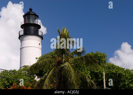 Key West Leuchtturm FL, Florida Keys Stockfoto