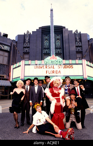 Berühmte Schauspieler Imitatoren in den Universal Studios in Orlando Florida Stockfoto