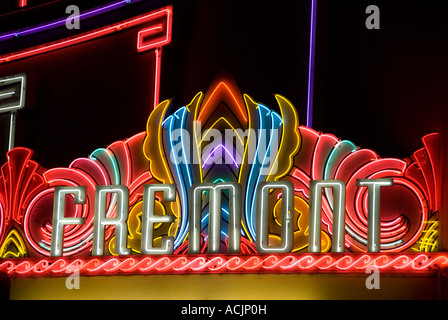Art-Deco-Fremont Theater in der Innenstadt von San Luis Obispo, Kalifornien Stockfoto