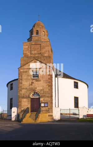 Die Runde Kirche von Bowmore, Isle of Islay, Argyll und Bute, Schottland. Stockfoto