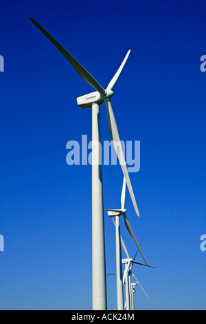 Windgeneratoren, Lleida (Spanien) Stockfoto