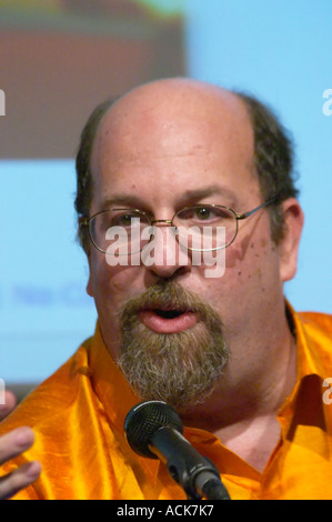 Mark Canter, Gründer und CEO von Breitband-Mechanik, bei der Les Blog-Konferenz in Paris Dezember 2005 am Bloggen, neue Medien und Internet-Strategie Stockfoto