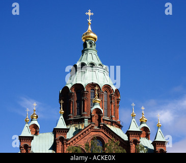 Uspenski Kathedrale, Helsinki, Finnland Stockfoto