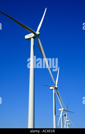 Windgeneratoren, Lleida (Spanien) Stockfoto