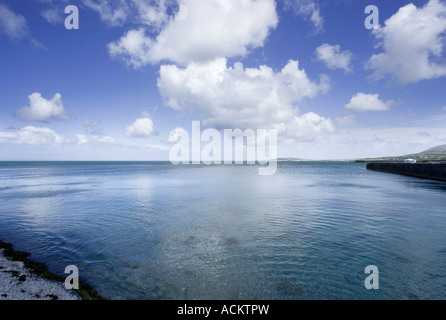 Ballyvaughan, Hafen, Hafen, westlich von Irland, Burren, Burren Way in Irland Stockfoto