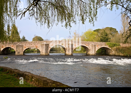 Brücke bei Bickleigh in Devon UK Stockfoto