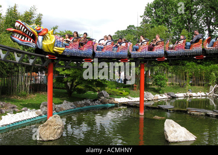 Kreisverkehr in Le Jardin d Acclimatation Paris Frankreich Stockfoto