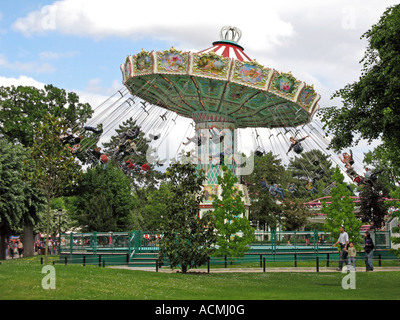 Kreisverkehr in Le Jardin d Acclimatation Paris Frankreich Stockfoto