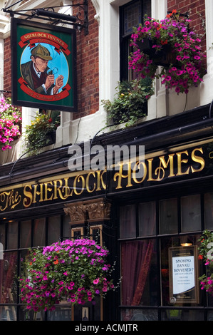 Sherlock Holmes Pub London England Stockfoto