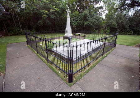 Grab von Marcus Whitman am Whitman Mission National Historic Site Stockfoto